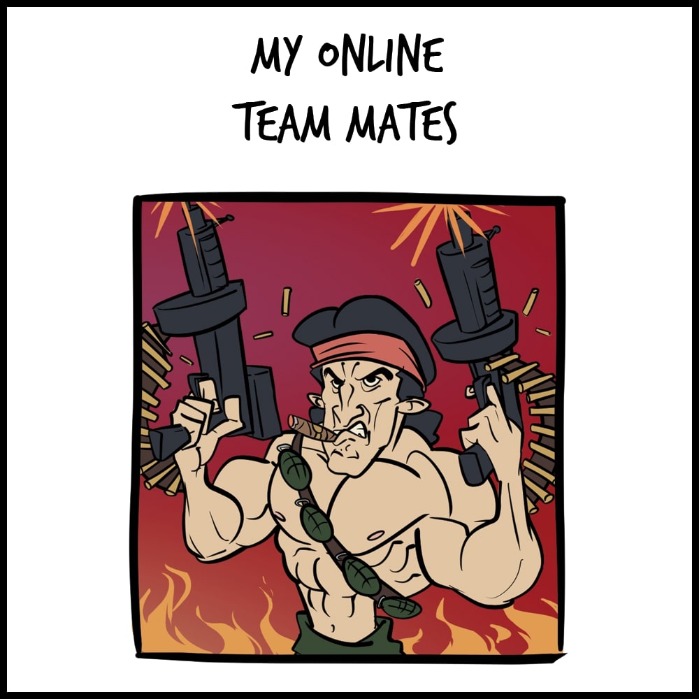 my online team mates